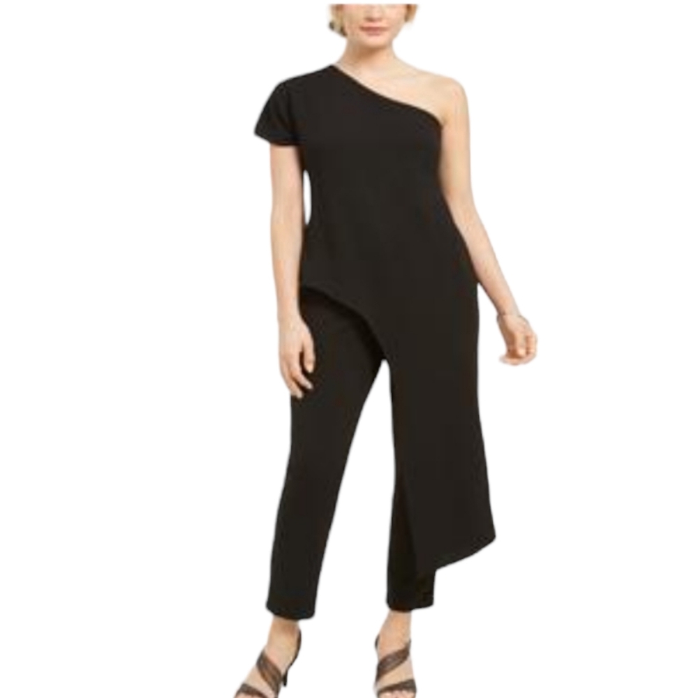 Adrianna Papell One Shoulder Jumpsuit